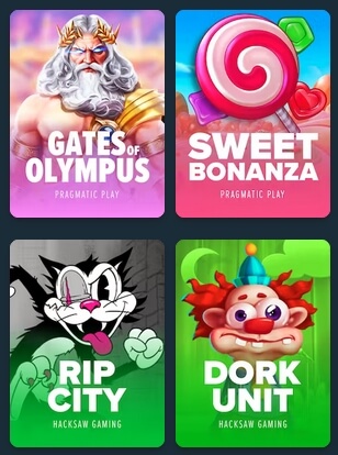 Einige der beliebtesten Slots bei Stake.com